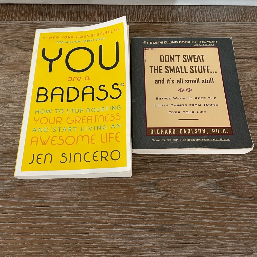 You Are a Badass and Don't Sweat the Small Stuff Books